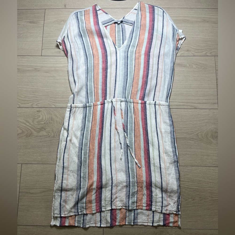 Rails Dress Drew’s Wren Marrakesh stripe Women’s Size Small White Multicolor